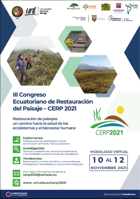 III Ecuadorian Congress of Landscape Restoration - CERP 2021